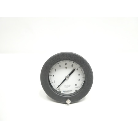 Ashcroft 4-1/2IN 1/4IN 0-20MPA NPT PRESSURE GAUGE 45-1377R-S2B